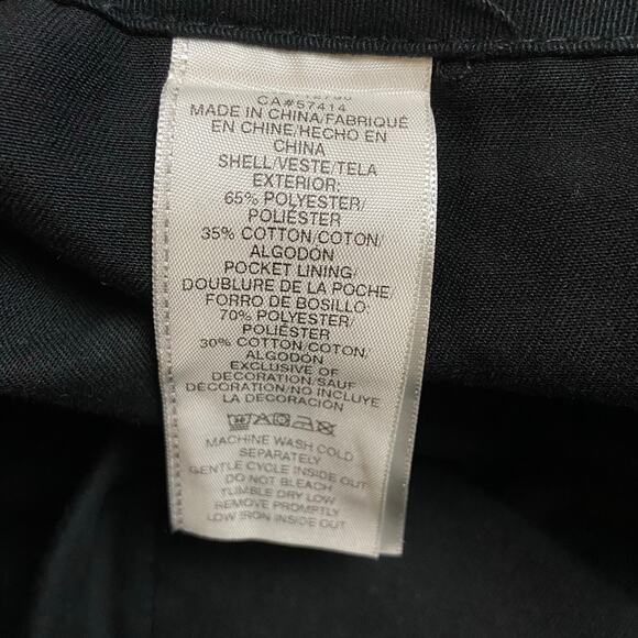 True Religion Women's Jet Black Embroidered Logo Cargo Pants Size 27 MSRP $139 - Picture 13 of 16